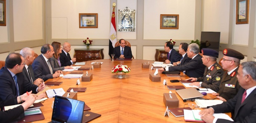 الرئيس السيسي يوجه بالبدء الفوري في تنفيذ مشروع تطوير محور المحمودية بالإسكندرية