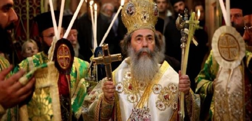 البطريرك ثيوفيلوس الثالث يعمم على الكنائس بفلسطين والأردن للصلاة غدا من أجل القدس