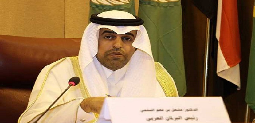 رئيس البرلمان العربي يثمّن مشروع “مسام” لنزع الألغام في اليمن