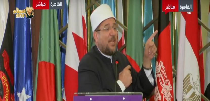 وزير الاوقاف يؤكد : لن نسمح باختطاف الخطاب الدينى