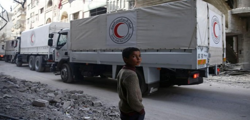 الأمم المتحدة تعتزم إيصال قافلة إنسانية جديدة إلى الغوطة الشرقية هذا الأسبوع