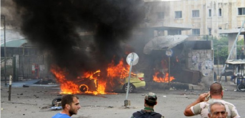 8 قتلى و20 مصابا مدنيا في انفجار بحلب السورية