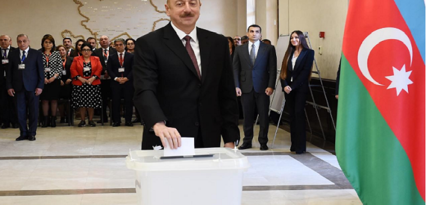 علييف يفوز برئاسة أذربيجان لولاية رابعة