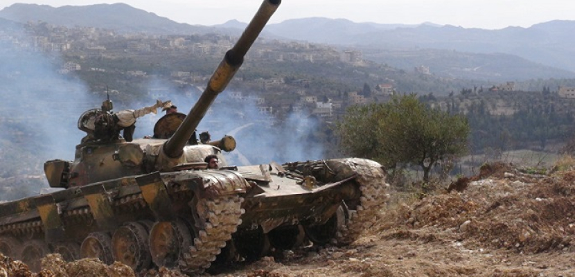 الجيش السوري يدمرعربة مفخخة وآليات للإرهابيين في ريف حماة الشمالي