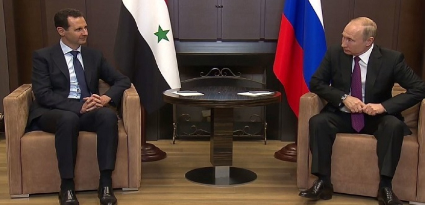 الأسد في روسيا لإجراء محادثات مع بوتين