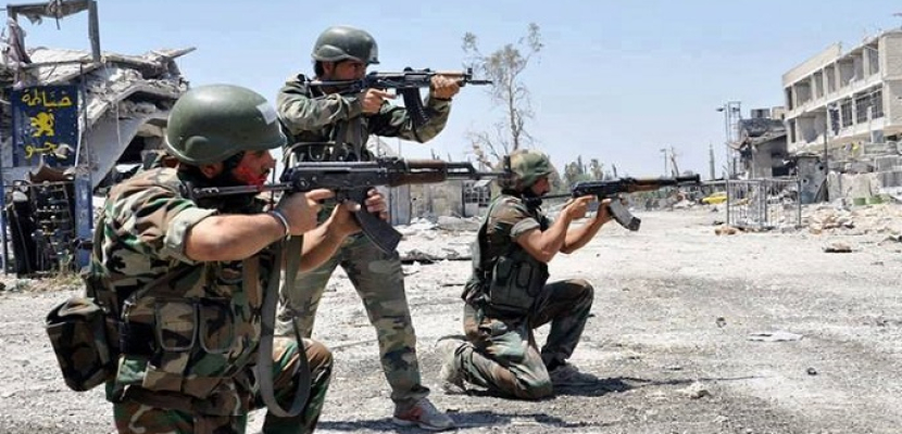 الجيش السوري يتصدى لهجوم إرهابي بريف حماة الشمالي