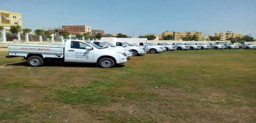 تسليم 25 سيارة من مبادرة الرئيس لدعم شباب شمال سيناء
