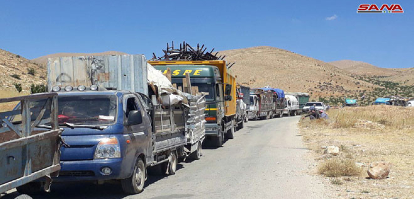عودة مئات اللاجئين السوريين من لبنان إلى القلمون في ريف دمشق