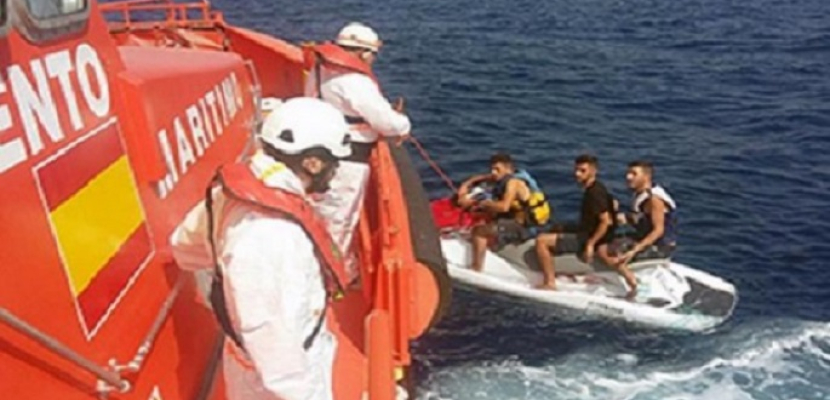 البحرية الإسبانية تنقذ 223 مهاجرًا من الموت غرقًا في البحر المتوسط