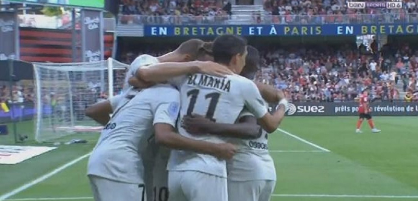 باريس سان جيرمان يفوز على جانجون 3 ـ 1 في الدوري الفرنسي