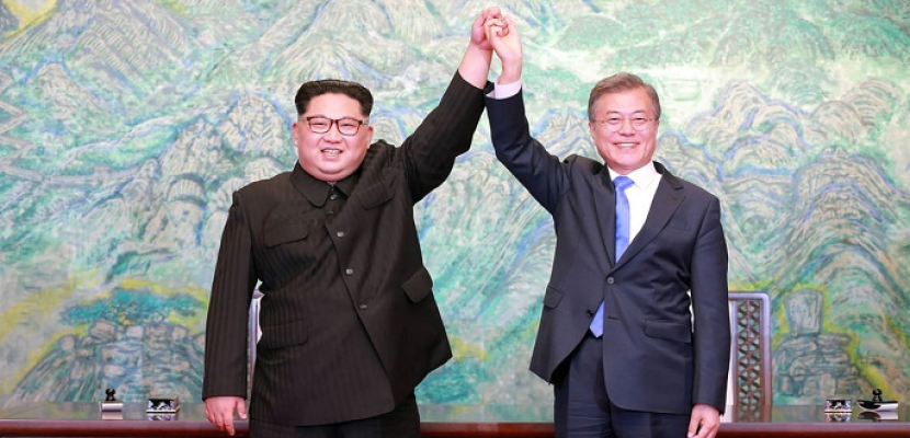الكوريتان تتفقان على عقد قمة ثالثة فى بيونج يانج قبل نهاية سبتمبر المقبل