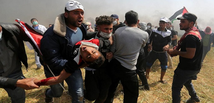 استشهاد 6 وإصابة 506 فلسطينيين في غزة برصاص الاحتلال الإسرائيلي