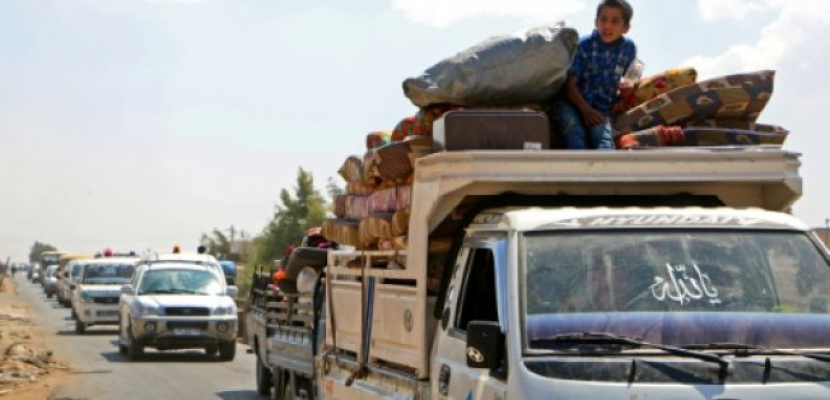روسيا: خروج أكثر من 30 ألف شخص من منطقة خفض التصعيد في إدلب منذ مارس