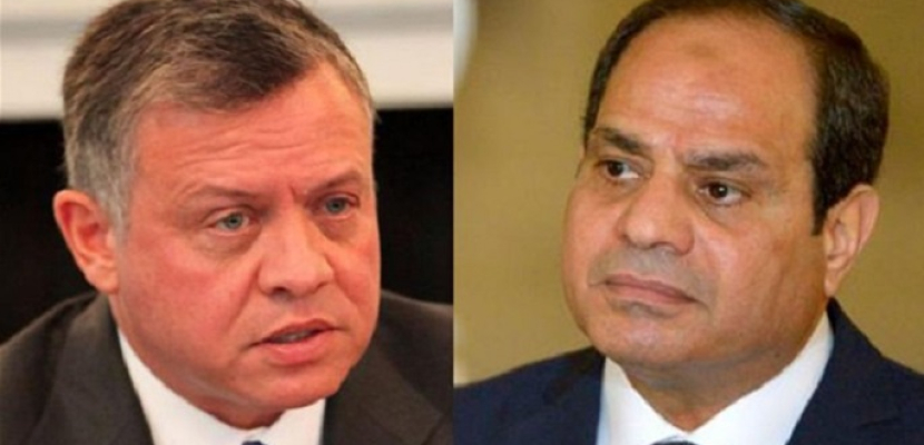 العاهل الأردني يعزي الرئيس السيسي في ضحايا حادث قطار طوخ بالقليوبية