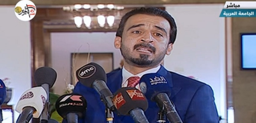 مؤتمر صحفي لرئيسا البرلمان العراقى والبرلمان العربى