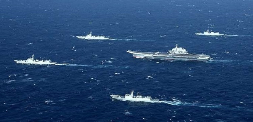 الصين تجري تدريبات عسكرية في المياه جنوبي البلاد