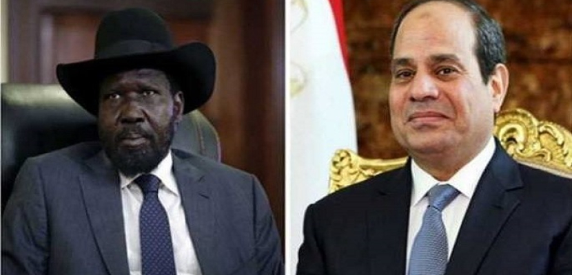 خلال اتصال هاتفي مع سلفاكير.. الرئيس السيسي يؤكد دعم مصر لإحلال السلام في جنوب السودان