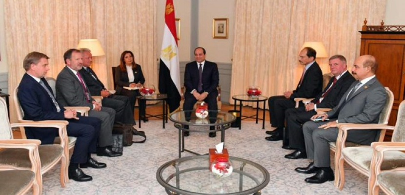 الرئيس السيسى يشيد بتطور التعاون بين مصر والشركات الألمانية فى المجال العسكرى والأمنى