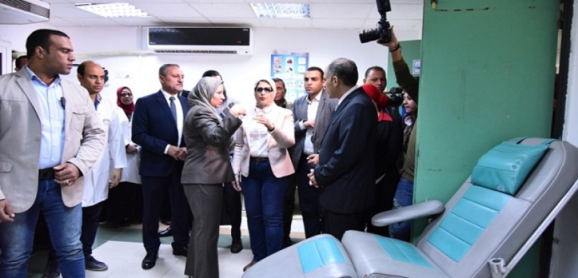 وزيرة الصحة تفتتح اليوم عدداً من المنشآت الطبية ببورسعيد ضمن مشروع التأمين الصحي الجديد