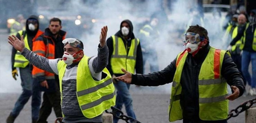 الإليزيه يخشى “أعمال عنف واسعة” خلال تظاهرات مقررة السبت
