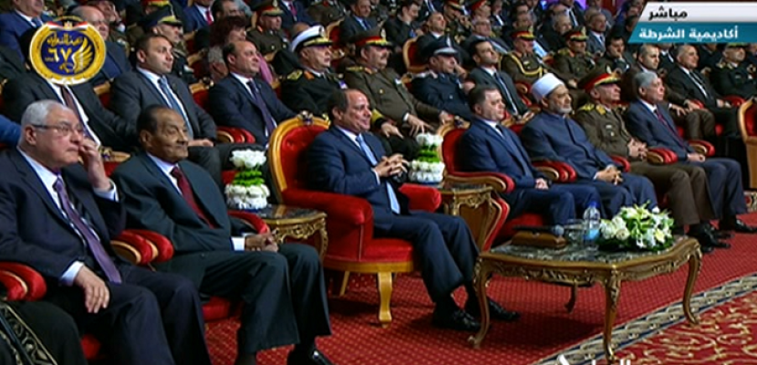 الرئيس السيسي يشهد الاحتفال بعيد الشرطة الـ67