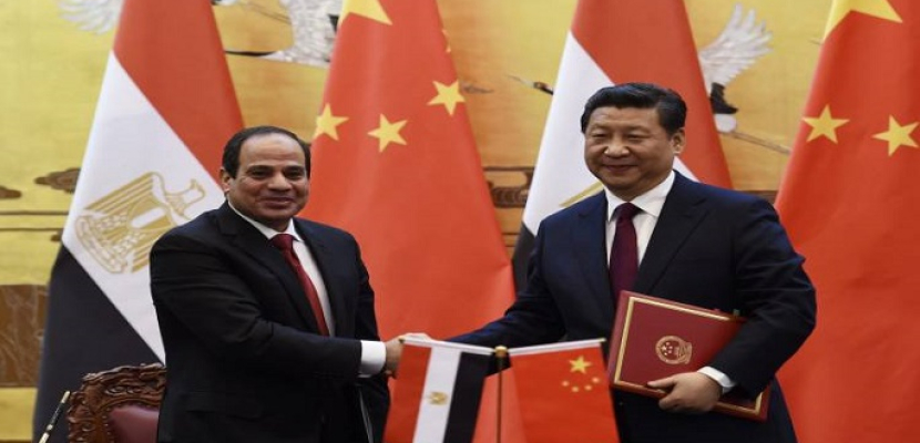 بدء مباحثات القمة بين الرئيس السيسي ونظيره الصيني في بكين