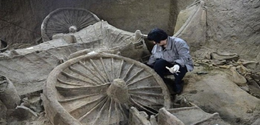 اكتشاف مقبرة ترجع إلى أكثر من 800 سنة شمالي الصين