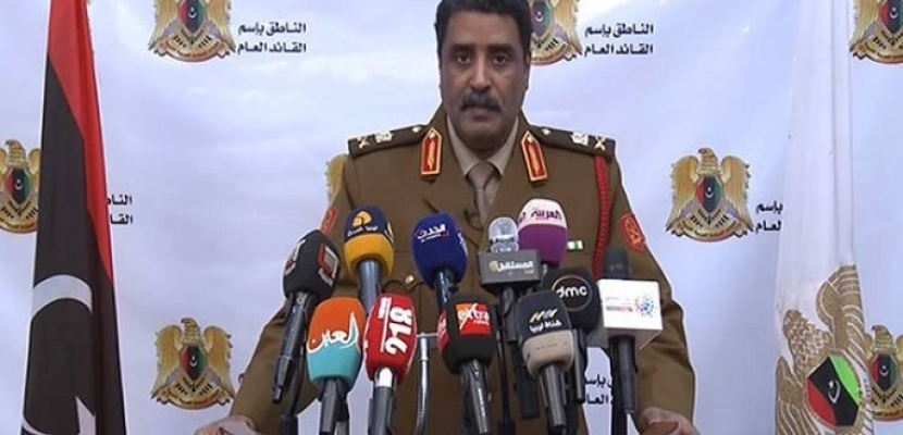 الجيش الليبى: لن نسمح بوجود أى ميليشيات أو إرهابيين داخل البلاد