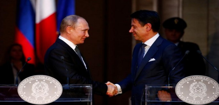 بوتين: نأمل أن تساعد روما في إصلاح العلاقات بين موسكو وبروكسل