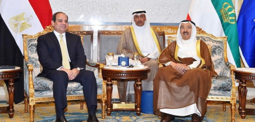 الرئيس السيسى يبدأ اليوم زيارة رسمية للكويت تستغرق يومين
