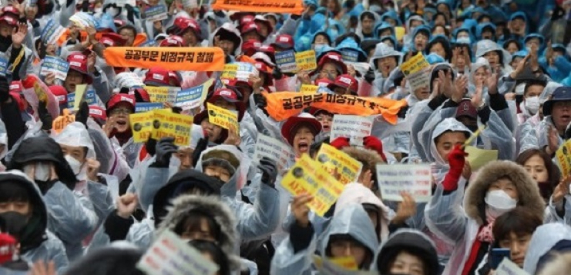 إلغاء إضراب عمال في كوريا الجنوبية بعد الاستجابة لمطالبهم