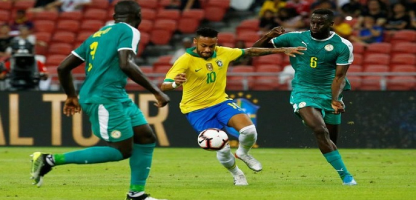 إصابة نيمار في تعادل البرازيل 1-1 مع نيجيريا وديا