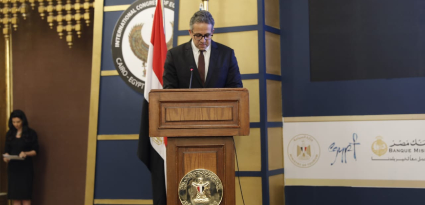 بالصور.. وزير الاثار يفتتح الدورة الثانية عشر للمؤتمر الدولي لعلماء المصريات