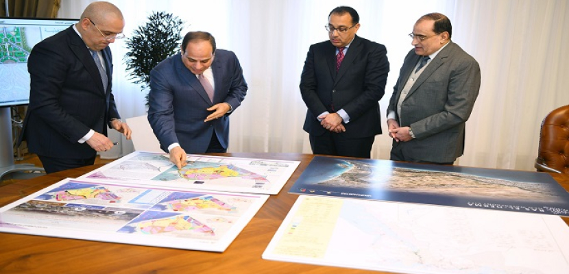 بالصور.. الرئيس السيسي يوجه بتكثيف جهود تطوير القاهرة التاريخية والمناطق العشوائية