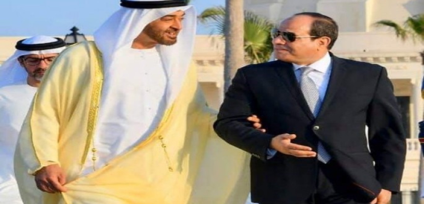 الرئيس السيسي وولي عهد أبوظبي يتبادلان التهنئة بحلول شهر رمضان المبارك