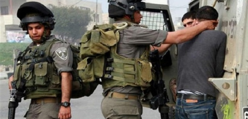 قوات الاحتلال الإسرائيلي تعتقل 4 فلسطينيين بالضفة الغربية