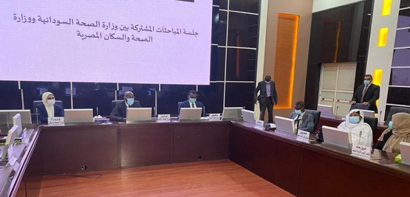 بالصور .. بدء جلسة المباحثات المشتركة بين وزيرة الصحة ونظيرها السوداني