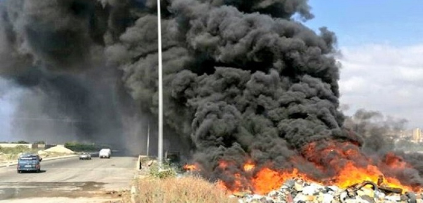 المرصد : حريق ضخم يلتهم مصنعا يضم عناصر للسراج في طرابلس