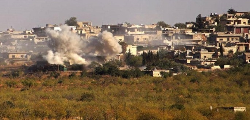 هجوم صاروخى على قاعدة عسكرية تركية شمال إدلب السورية