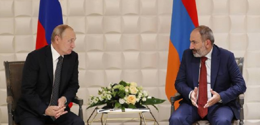 رئيس وزراء أرمينيا يعقد محادثات هاتفية مع بوتين بشأن ناجروني كاراباك