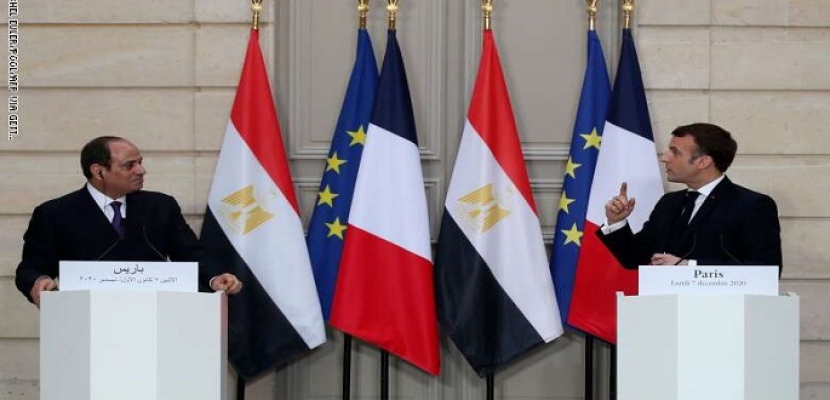 الشرق الاوسط : توافق مصرى فرنسى حول ليبيا وشرق المتوسط