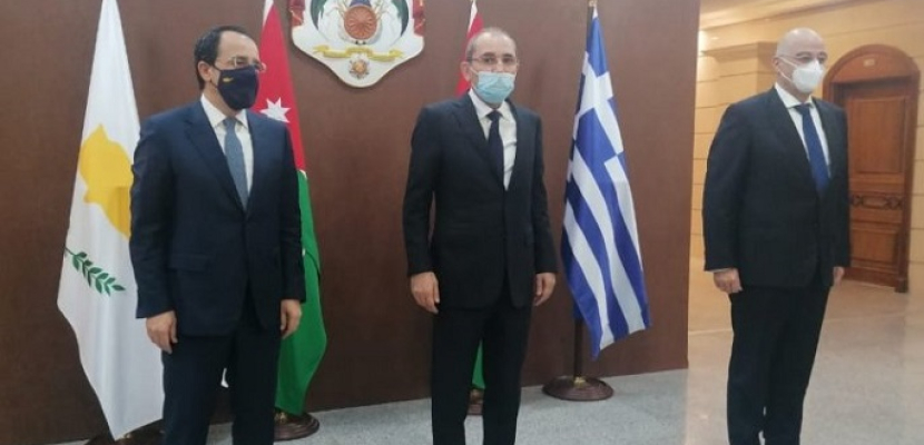 “استفزازات تركيا” بشرق المتوسط محور اجتماع أردني يوناني قبرصي في عمّان