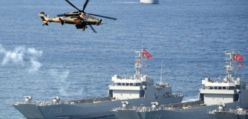 تركيا تجري تدريبات عسكرية بالذخيرة الحية في المتوسط