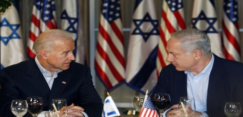 بايدن ونتنياهو يبحثان خفض التوتر بين الفلسطينيين والإسرائيليين