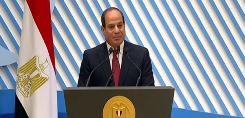 كلمة الرئيس السيسي خلال احتفالية “تكريم المرأة المصرية والأم المثالية”