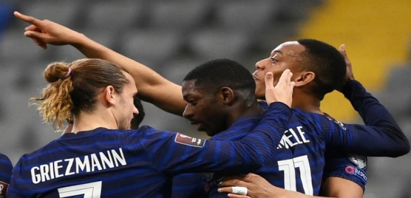فرنسا تحقق انتصارها الأول بتصفيات كأس العالم بثنائية في كازاخستان