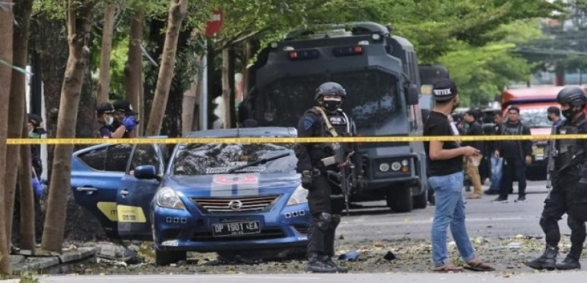 ارتفاع عدد مصابي هجوم إندونيسيا الانتحاري إلى 20 شخصا