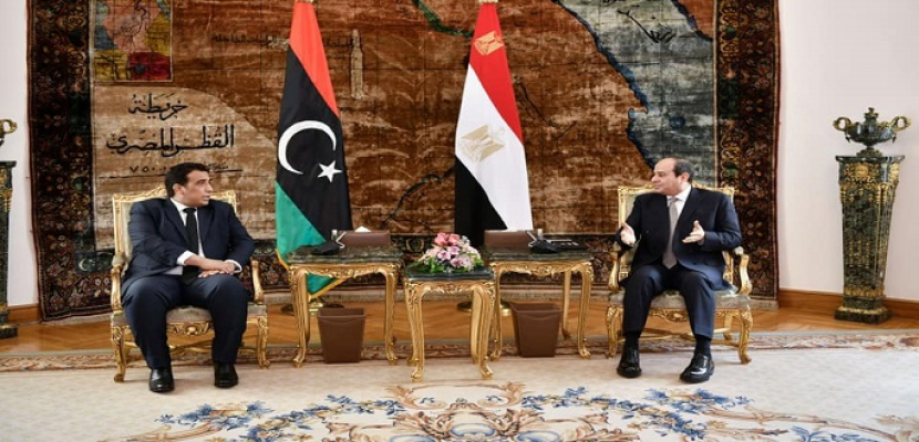 بالفيديو والصور.. خلال لقائه المنفي.. الرئيس السيسي يشدد على دعم مصر الكامل والمطلق للسلطة التنفيذية الجديدة في ليبيا في كافة المجالات