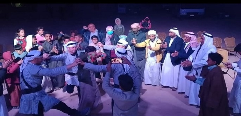استمرار فعاليات المسرح المتنقل بوادي مندر في شرم الشيخ