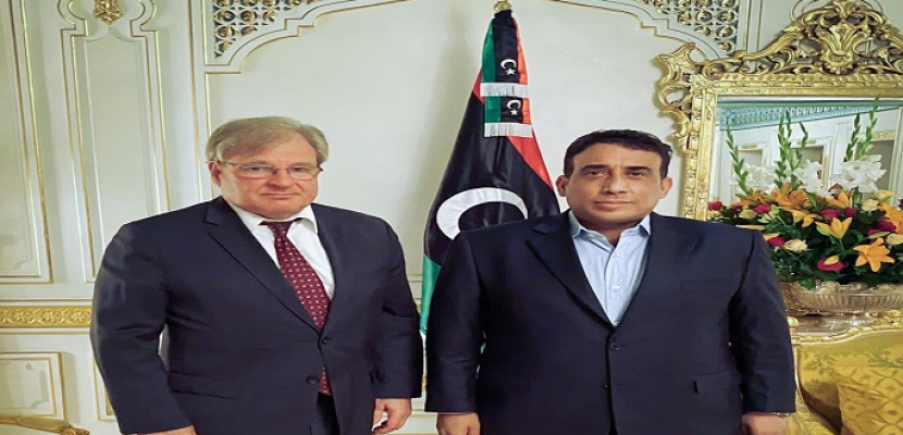 رئيس المجلس الرئاسي الليبي يبحث مع السفير الأمريكي التطورات في ليبيا